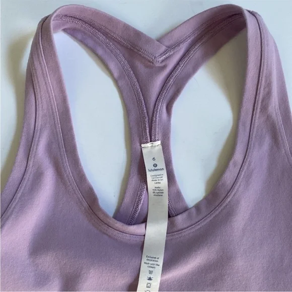Lululemon Athletica women’s top racerback tank top in pretty purple size 6 - Picture 3 of 6
